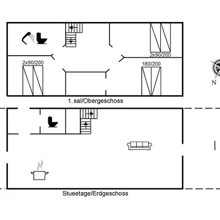 Claudine - 90m From The Sea By Interhome Casa de Férias *